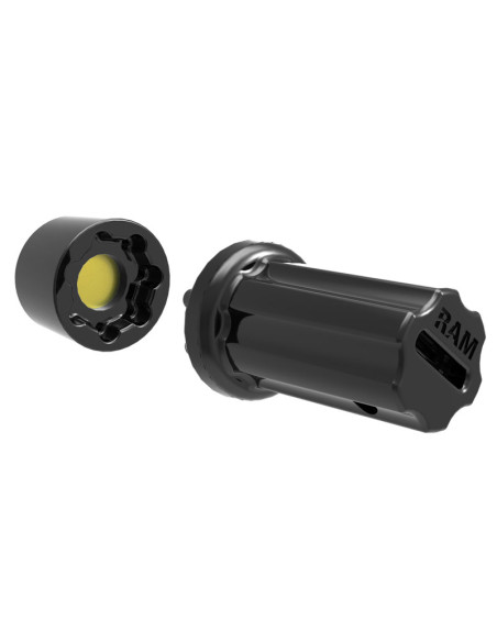 RAM® Pin-LockT 7-Pin Security Nut for D & E Size Socket Arms