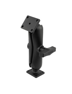 RAM® Double Ball Mount with Rectangle AMPS Plates - C Size Medium