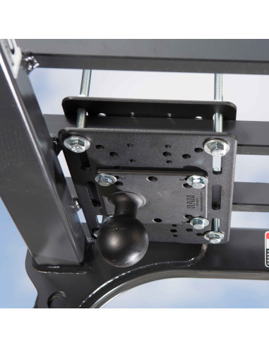 RAM® Lift Truck Overhead Guard Base with Ball - D Size