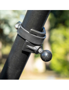 RAM® Strap Hose Clamp Ball Base 1" - 2.1" 2