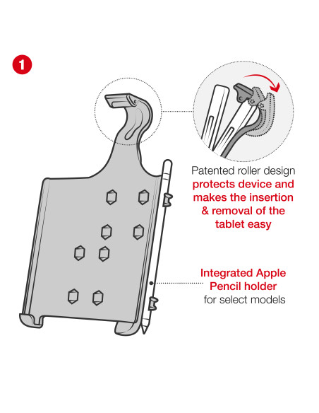RAM® Yoke Clamp Mount for Apple iPad mini (A17 Pro) & mini 6