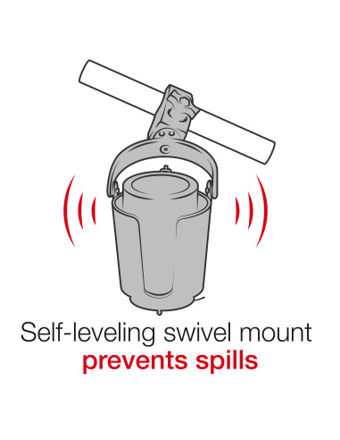 RAM® Level CupT 16oz Drink Holder with RAM® Tough-ClawT Mount