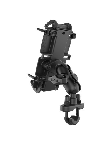 RAM® Quick-GripT XL Phone Mount with Handlebar U-Bolt Base - Short