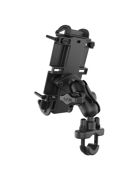 RAM® Quick-GripT XL Phone Mount with Handlebar U-Bolt Base - Short