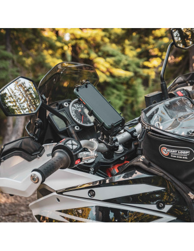 RAM® Quick-GripT XL Phone Mount with Handlebar U-Bolt Base - Short