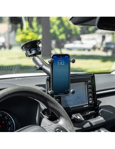 RAM® X-Grip® Large Phone Mount with Twist-LockT Suction Cup - Long