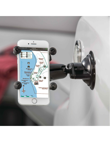 RAM® X-Grip® Phone Mount with RAM® Twist-LockT Suction Cup