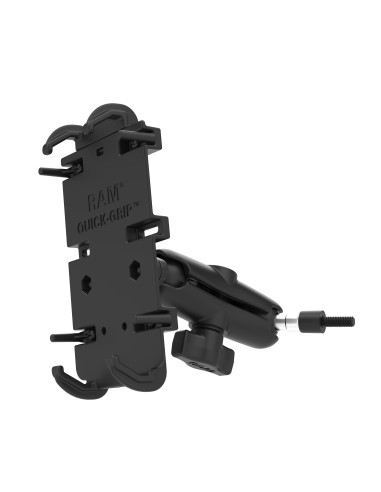 RAM® Quick-GripT XL Phone Mount with Grab Handle & A-Pillar M6 Bolt Base