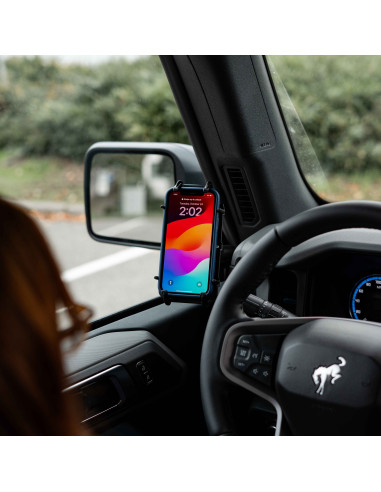 RAM® Quick-GripT XL Phone Mount with Grab Handle & A-Pillar M6 Bolt Base