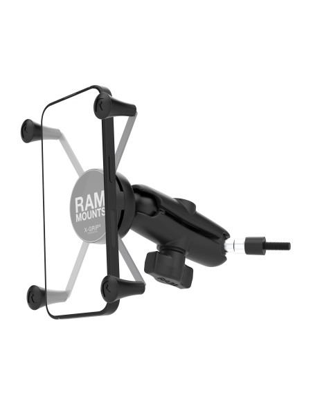RAM® X-Grip® Large Phone Mount with Grab Handle & A-Pillar M6 Bolt Base