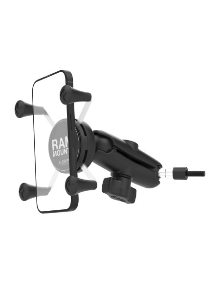 RAM® X-Grip® Phone Mount with Grab Handle & A-Pillar M6 Bolt Base