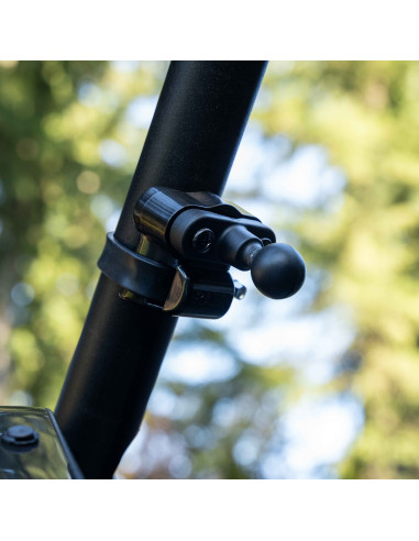 RAM® ATV/UTV Ball Base for Rails up to 3.15" - Zinc