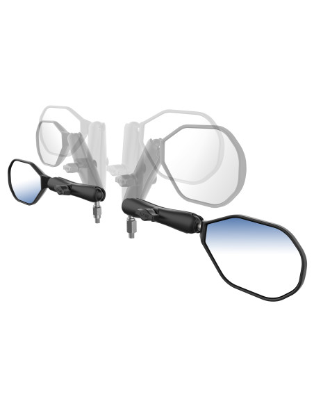 RAM® Tough-MirrorT Kit with M10-1.25 Bases + Reverse Adapter - Long Arm