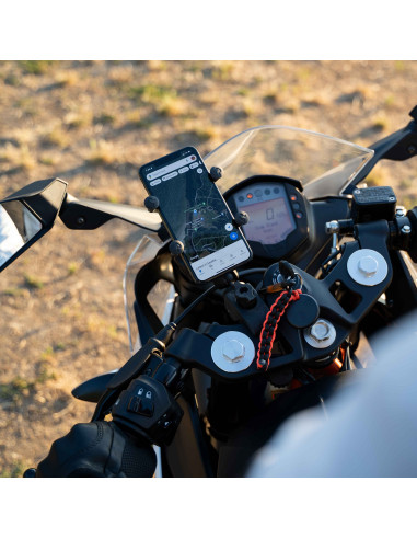 RAM® X-Grip® Phone Mount with RAM® Tough-ClawT Small Clamp Base - Short