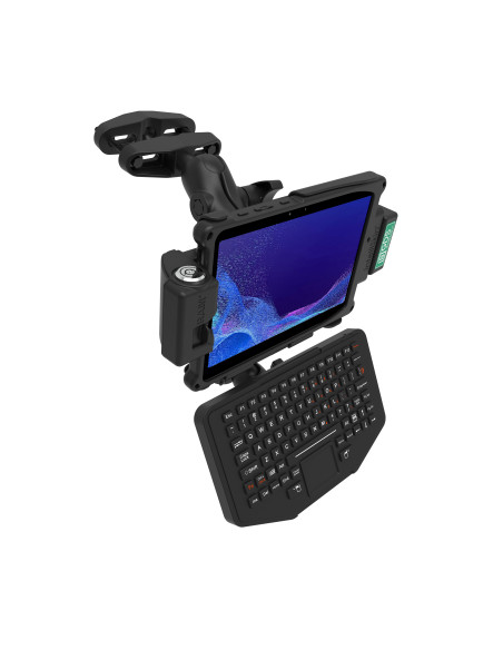 RAM® Universal Forklift Post Mount with Round Plate & Accessory Option