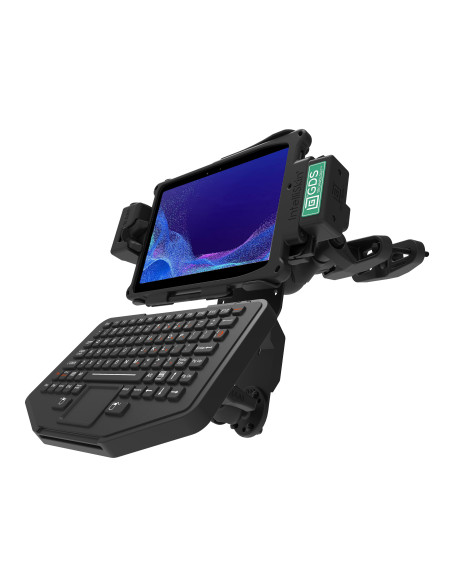 RAM® Universal Forklift Post Mount with Round Plate & Accessory Option