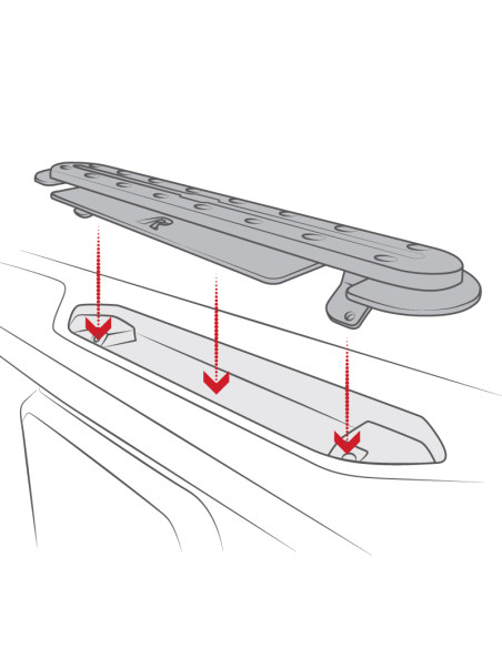 RAM® Tough-TrackT for '18-23 Jeep JL/JLU/Gladiator