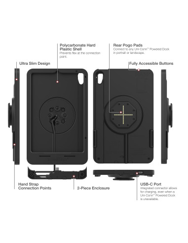 IntelliSkin® Thin-CaseT for iPad mini (A17 Pro) & mini 6 Rear Pogo Pads