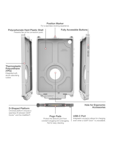 IntelliSkin® Next Gen for Samsung Tab A9+ - Gray