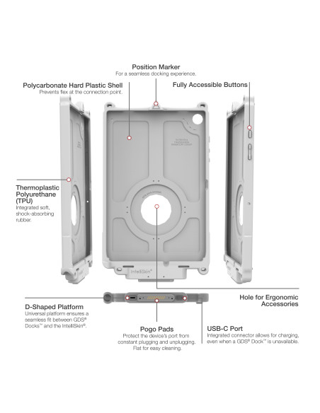 IntelliSkin® Next Gen for Samsung Tab A9+ - Gray IntelliSkin® Next Gen for Samsung Tab A9+ - Gray