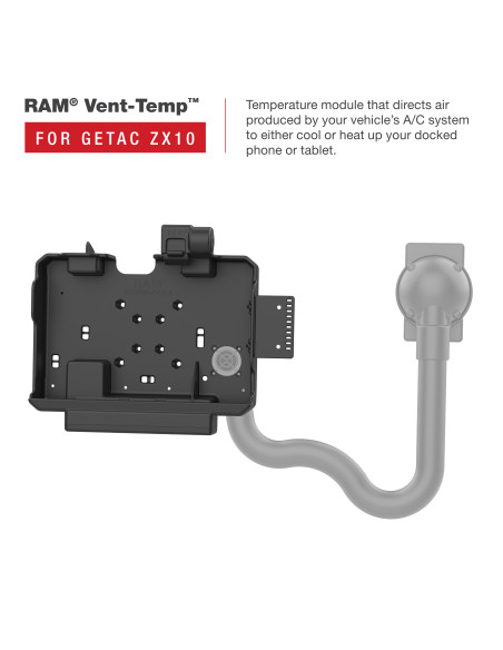 RAM® Power + Dual USB Data Dock for Getac ZX10