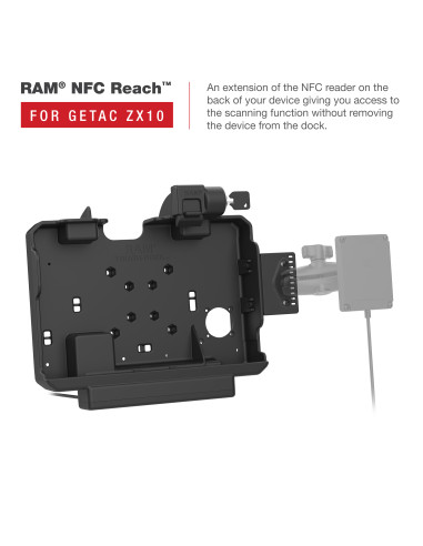 RAM® Locking Power + Data Dock for Getac ZX10