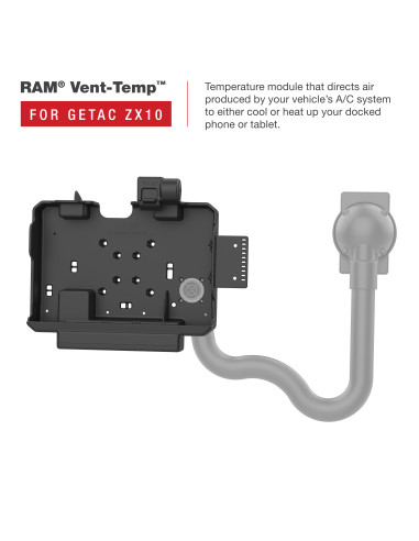 RAM® Form-Fit Powered Dock for Getac ZX10