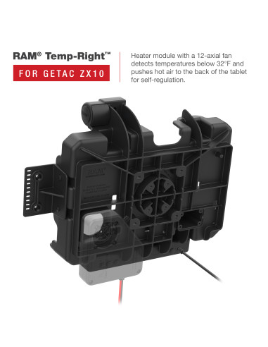 RAM® Form-Fit Powered Dock for Getac ZX10