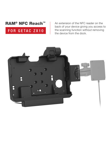 RAM® Form-Fit Powered Dock for Getac ZX10