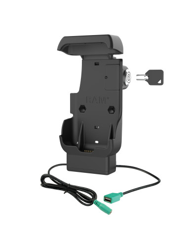RAM® Locking Powered Dock + USB-A for Honeywell CT40/45/47