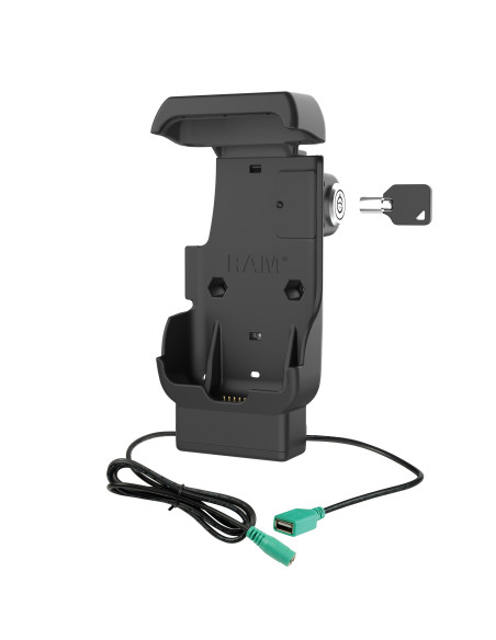 RAM® Locking Powered Dock + USB-A for Honeywell CT40/45/47