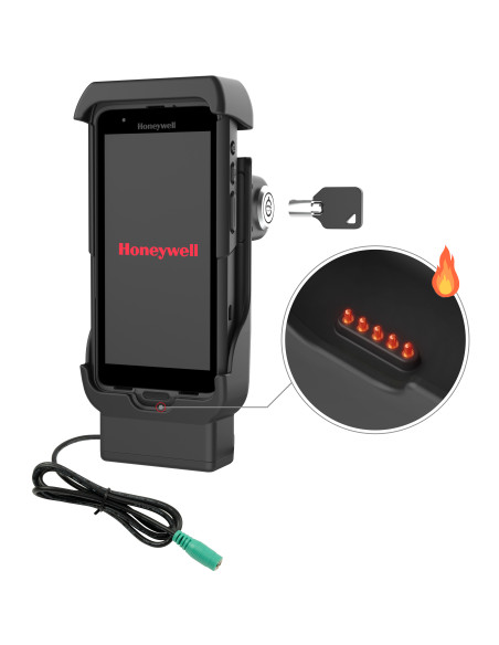 RAM® Locking Powered Dock for Honeywell CT40/45/47 - Heated Pins