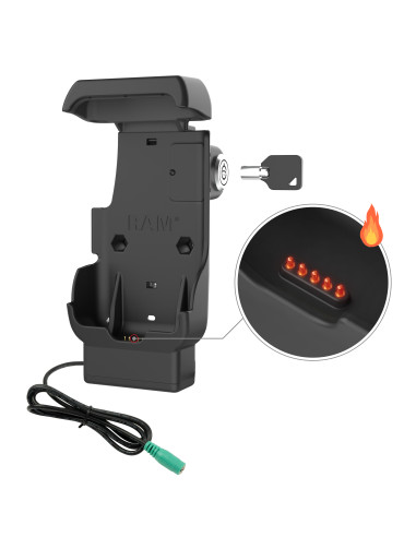 RAM® Locking Powered Dock for Honeywell CT40/45/47 - Heated Pins