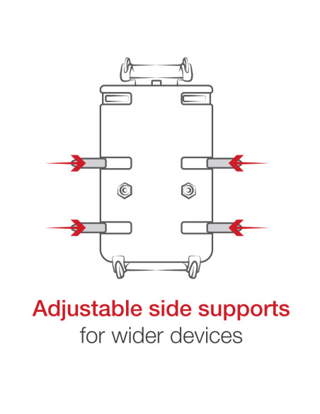 RAM® Quick-GripT XL Phone Holder with Vibe-SafeT Adapter & Ball