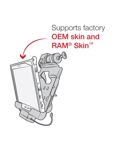 RAM® Key-Locking Power + Data Dock for Tab Active5 Pro & 4 Pro RAM® Key-Locking Power + Data Dock for Tab Active5 Pro & 4 Pro