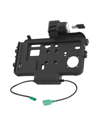 RAM® Thin-DockT Locking Power + Single USB Dock for Tab Active5 & 3
