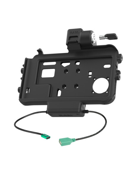 RAM® Thin-DockT Locking Power + Single USB Dock for Tab Active5 & 3