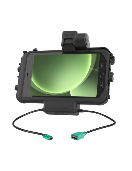 RAM® Thin-DockT Power + Single USB Dock for Tab Active5 & 3