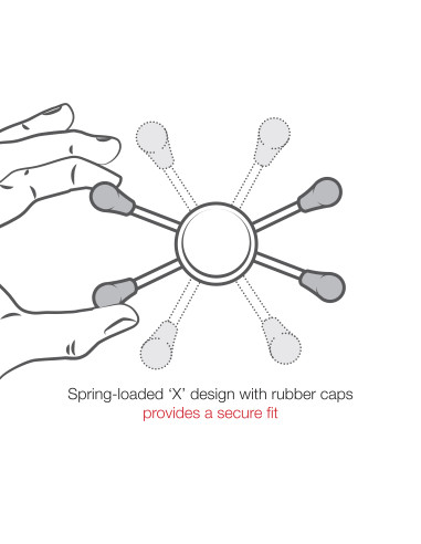 RAM® X-Grip® Large Phone Mount with RAM® Snap-LinkT Tough-ClawT