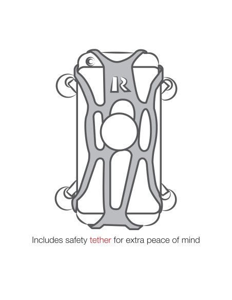 RAM® X-Grip® Large Phone Mount with RAM® Snap-LinkT Tough-ClawT