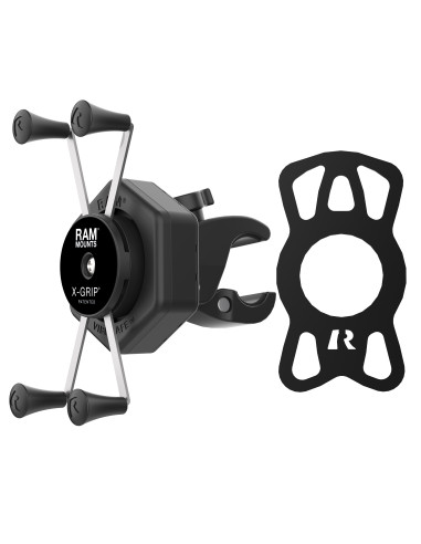 RAM® X-Grip® Large Phone Mount with Vibe-SafeT & Small Tough-ClawT