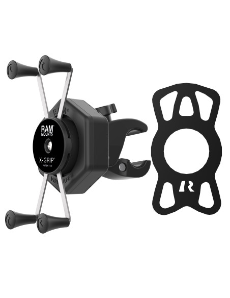 RAM® X-Grip® Large Phone Mount with Vibe-SafeT & Small Tough-ClawT