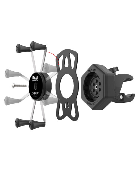 RAM® X-Grip® Large Phone Mount with Vibe-SafeT & Small Tough-ClawT