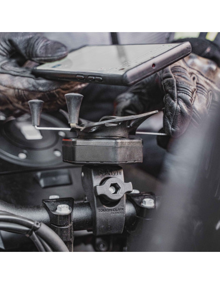 RAM® X-Grip® Large Phone Mount with Vibe-SafeT & Small Tough-ClawT