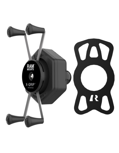 RAM® X-Grip® Large Phone Holder with Ball & Vibe-SafeT Adapter