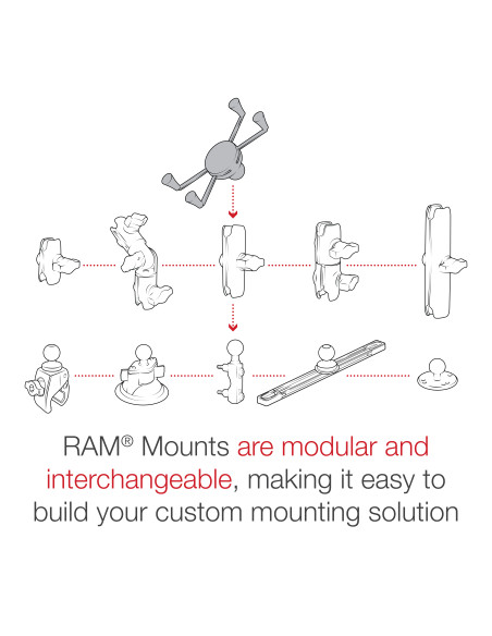 RAM® X-Grip® Large Phone Holder with Ball - B Size