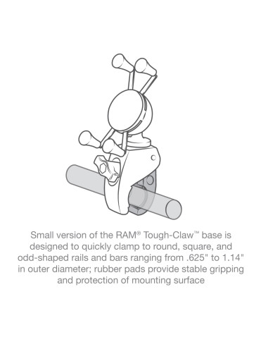 RAM® X-Grip® Phone Mount with RAM® Snap-LinkT Tough-ClawT