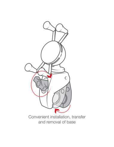 RAM® X-Grip® Phone Mount with RAM® Snap-LinkT Tough-ClawT