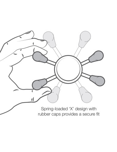 RAM® X-Grip® Phone Mount with RAM® Snap-LinkT Tough-ClawT