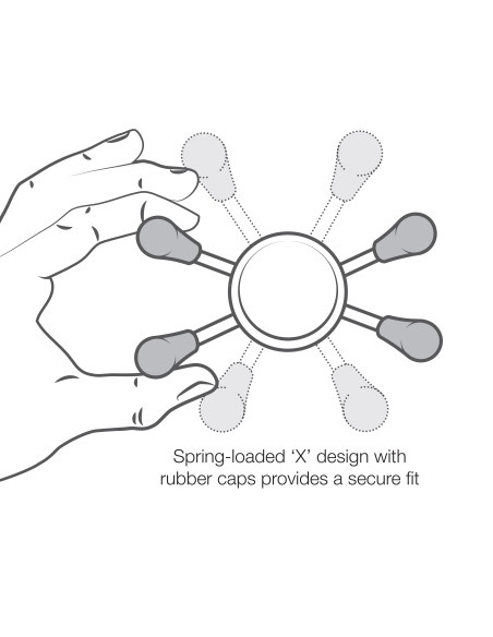RAM® X-Grip® Phone Mount with RAM® Snap-LinkT Tough-ClawT